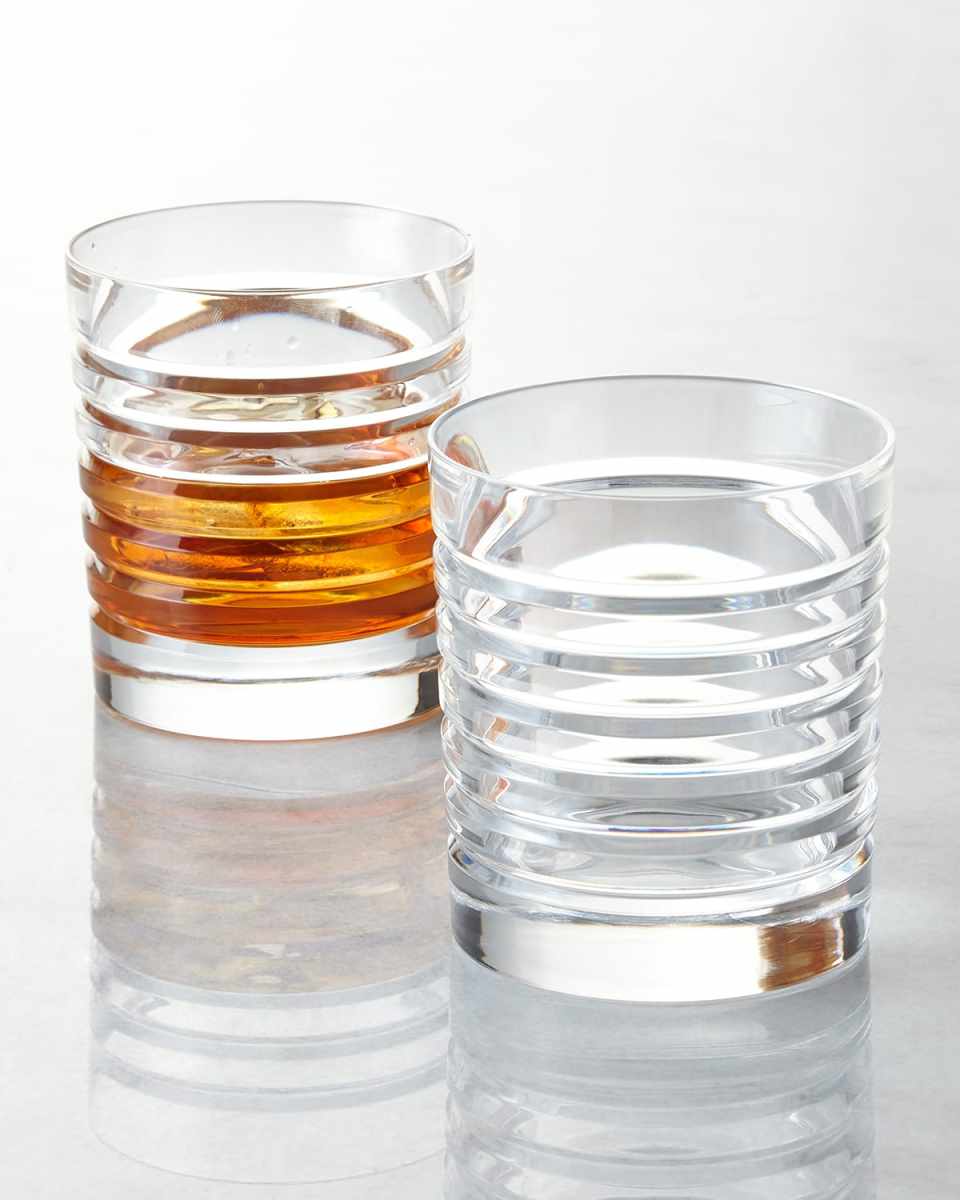 Two Metropolis Double Old-Fashioned Glasses